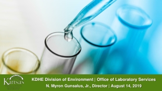 KDHE Division of Environment | Office of Laboratory Services