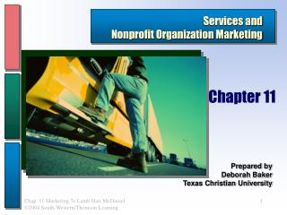 Services and Nonprofit Organization Marketing