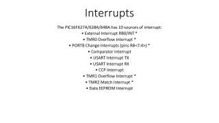 Interrupts