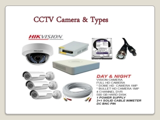 CCTV Camera & Types