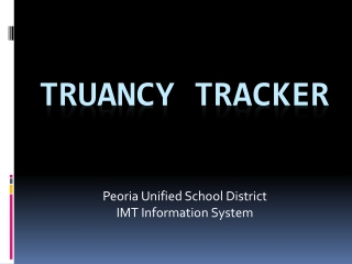 Truancy Tracker