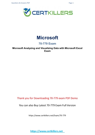 70-779 free pdf { bootcamp }