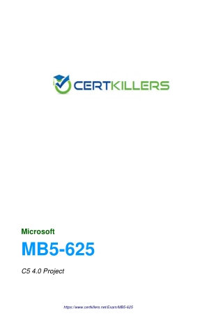 MB5-625 online vce { kill exam }