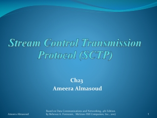 Stream Control Transmission Protocol (SCTP)