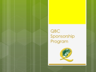 QBC Sponsorship Program