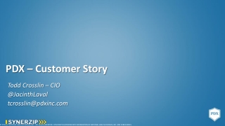 PDX – Customer Story