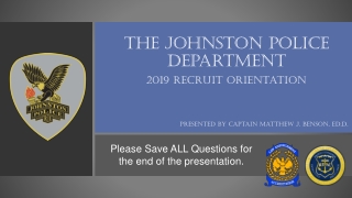 The Johnston Police Department