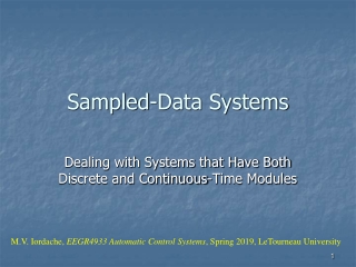 Sampled-Data Systems
