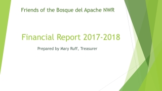 Financial Report 2017-2018