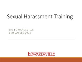 Sexual Harassment Training