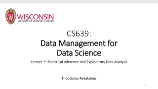 CS639: Data Management for Data Science