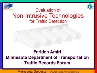 Evaluation of Non-Intrusive Technologies for Traffic Detection