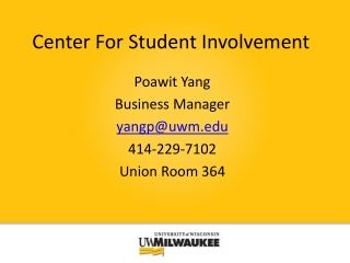 Center For Student Involvement