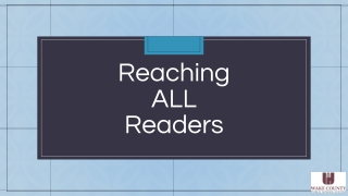 Reaching ALL Readers