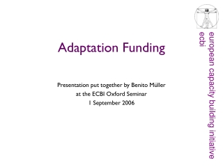 Adaptation Funding