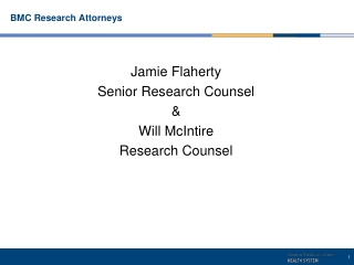 BMC Research Attorneys