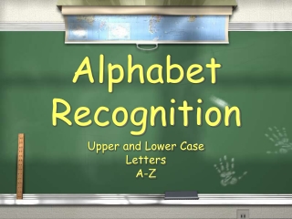 Alphabet Recognition