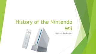 History of the Nintendo Wii