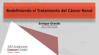 Redefiniendo el Tratamiento del Cáncer Renal