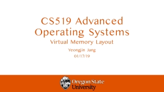 CS519 Advanced Operating Systems Virtual Memory Layout