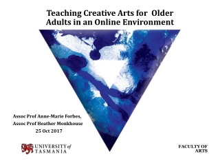 Teaching Creative Arts for Older Adults in an Online Environment