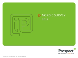 Nordic survey 2012