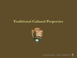 Traditional Cultural Properties