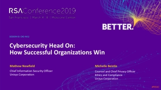 Cybersecurity Head On: How Successful Organizations Win