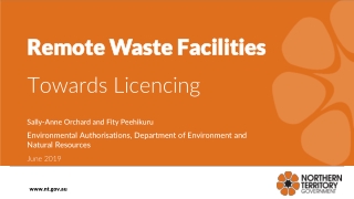 Remote Waste Facilities