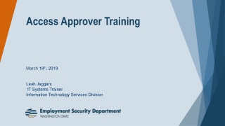 Access Approver Training