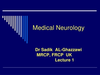 Medical Neurology