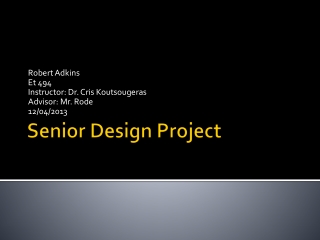 Senior Design Project