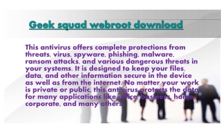 geek squad webroot download