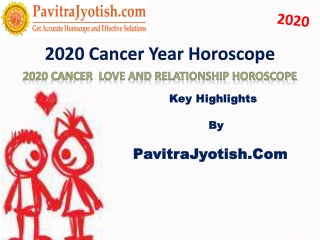2020 Cancer Love and Relationships Horoscope
