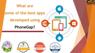 What are some of the best apps developed using PhoneGap?
