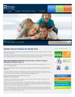 Why Should You Choose Garden Grove Dental Care?