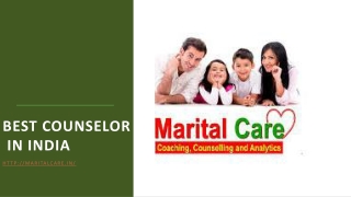 Best counselor in India