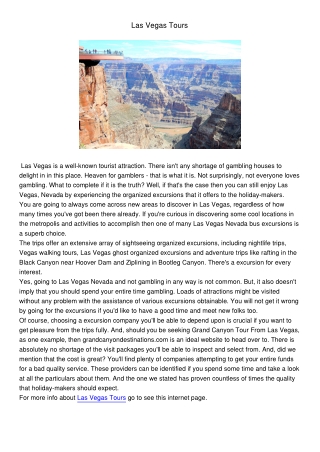 Grand Canyon Tours