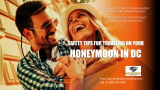 Limo Rental Tips - Safe Travels During a Honeymoon in DC