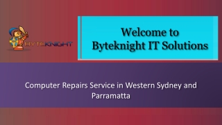 Computer Repairs Service in Western Sydney and Parramatta