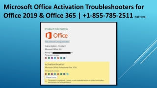 Microsoft office activation troubleshooter | 1-855-785-2511 | Renew Microsoft