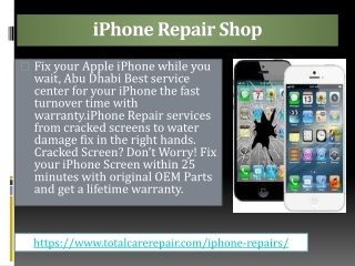 Best iPhone Screen Repair Services in UAE