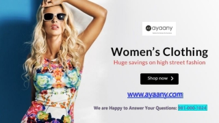 Online women clothing store near by your locations