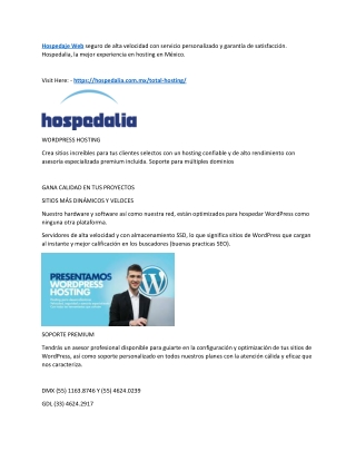 Hospedaje Web