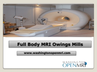 Full Body MRI Owings Mills