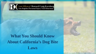 What You Should Know About California’s Dog Bite Laws