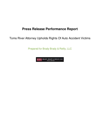 Toms River Auto Accident Attorney