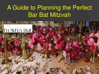 A Guide to Planning the Perfect Bar Bat Mitzvah