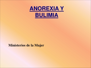 anorexia y bulimia