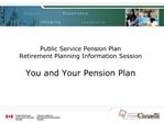 Public Service Pension Plan